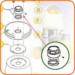 Umbrella Ring w/Set Screw & Gasket (not illustrated)