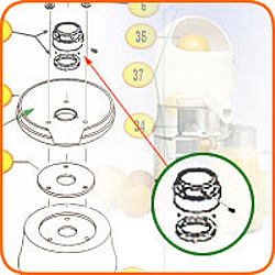 Umbrella Ring w/Set Screw & Gasket (not illustrated)
