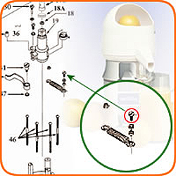 Spring Screw to Motor Mount 10-32